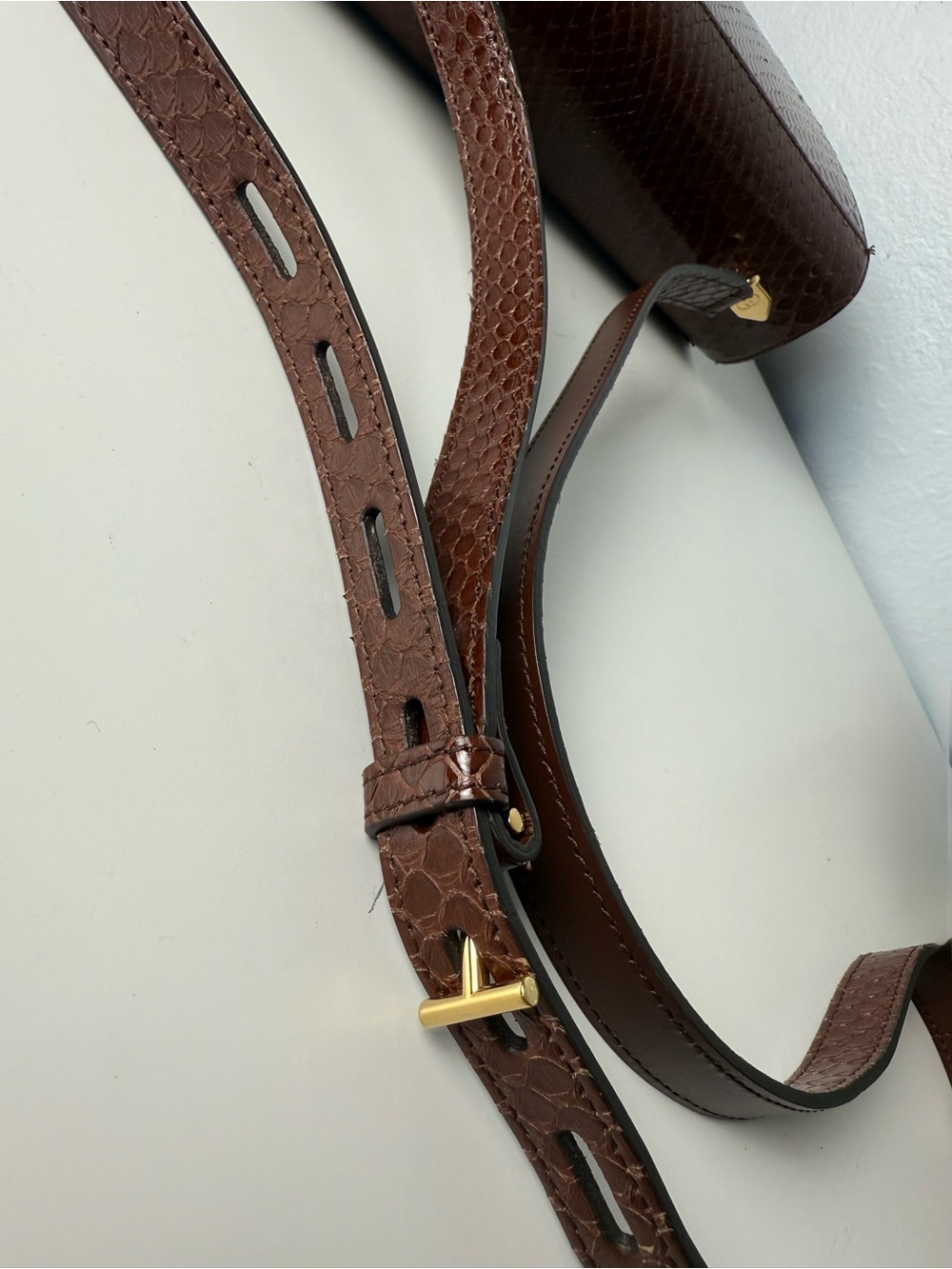 Gucci Zumi Multicolor Python Shoulder Bag - Picture 9 of 14